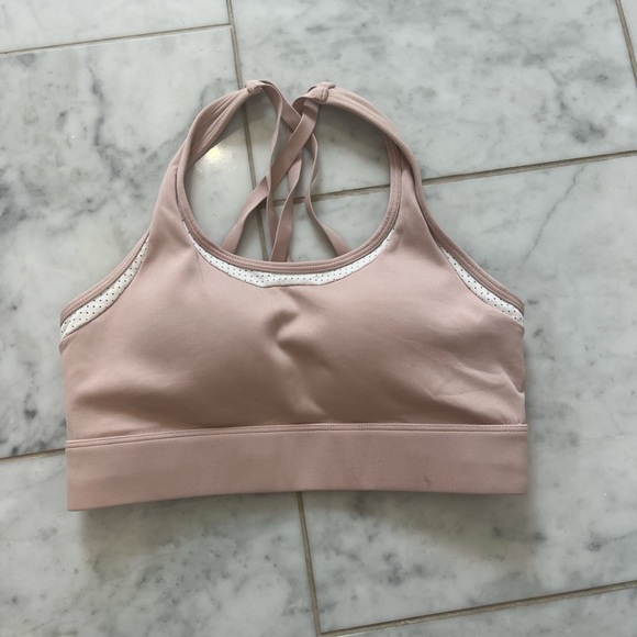 ZYIA super soft Blush Pink Leggings and Top Set. Small stain on bum shown in pic - Picture 5 of 6